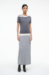 LYRIC DRESS | HEATHER GREY MULTI