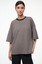 CAPSULE TOP | HOUNDSTOOTH