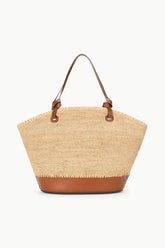SQUILLO RAFFIA TOTE | NATURAL TAN