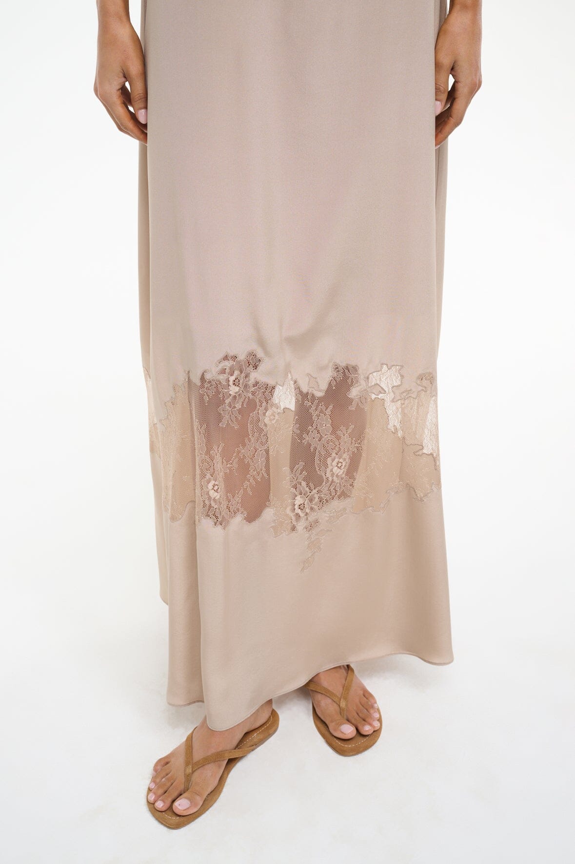 DELFINA SILK DRESS | DUNE
