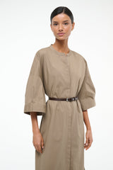ENZO MAXI DRESS | TAUPE