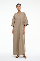 ENZO MAXI DRESS | TAUPE