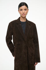 SABINE SUEDE JACKET | ESPRESSO