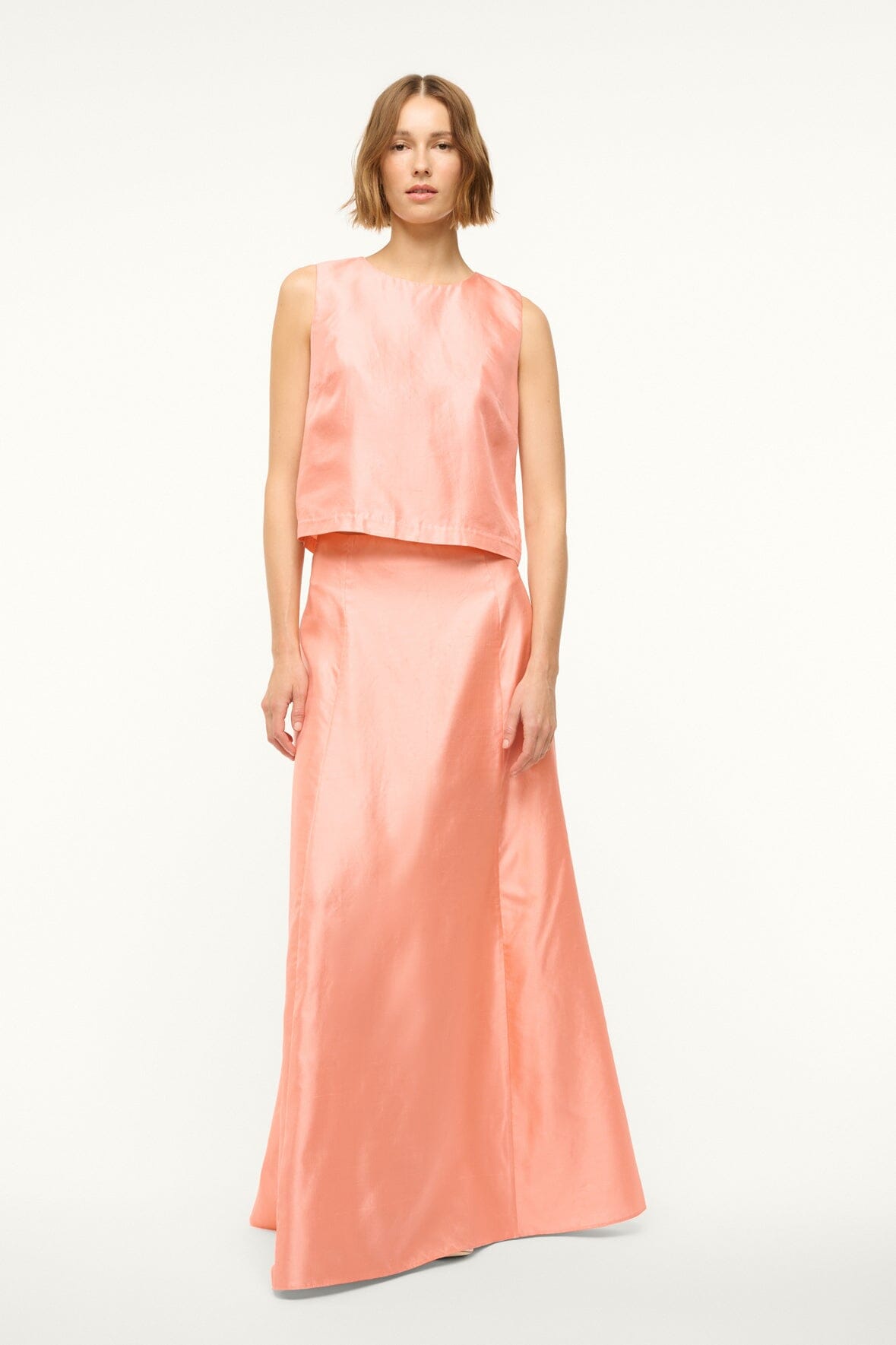 CASSIA SILK TOP | CARNATION