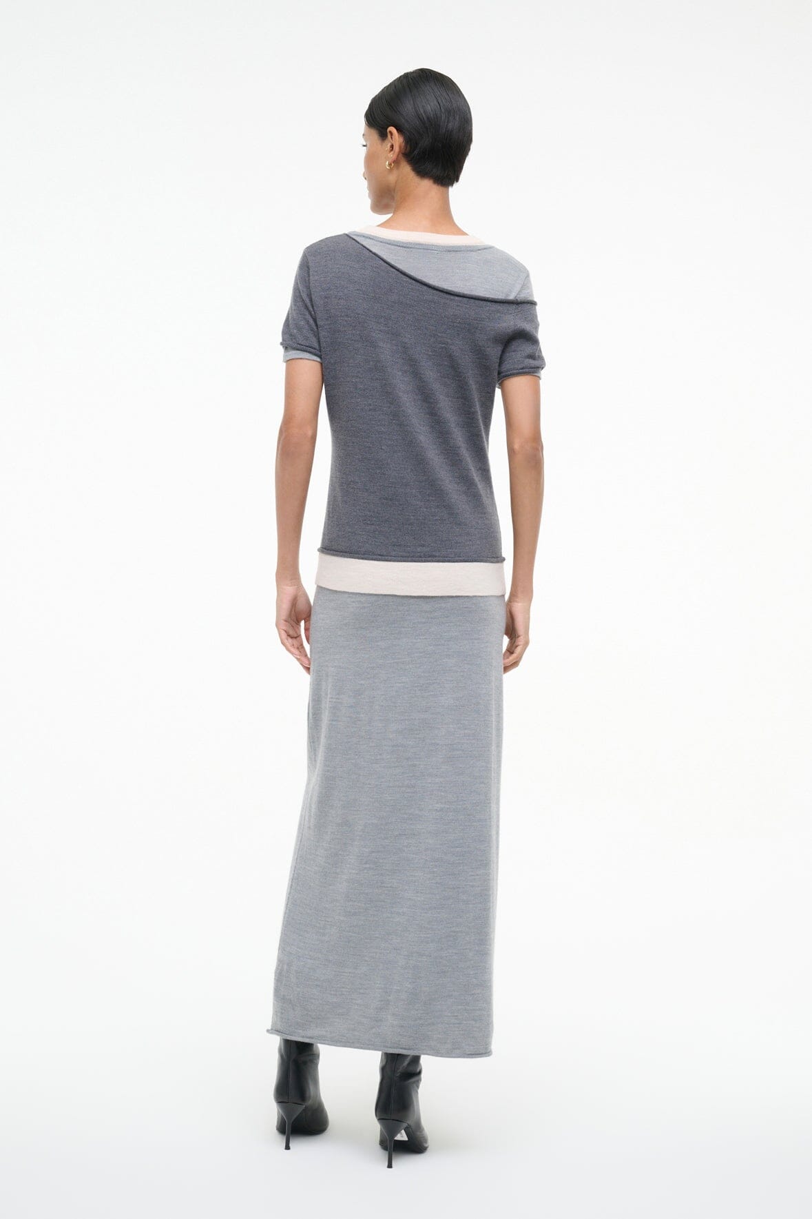 LYRIC DRESS | HEATHER GREY MULTI