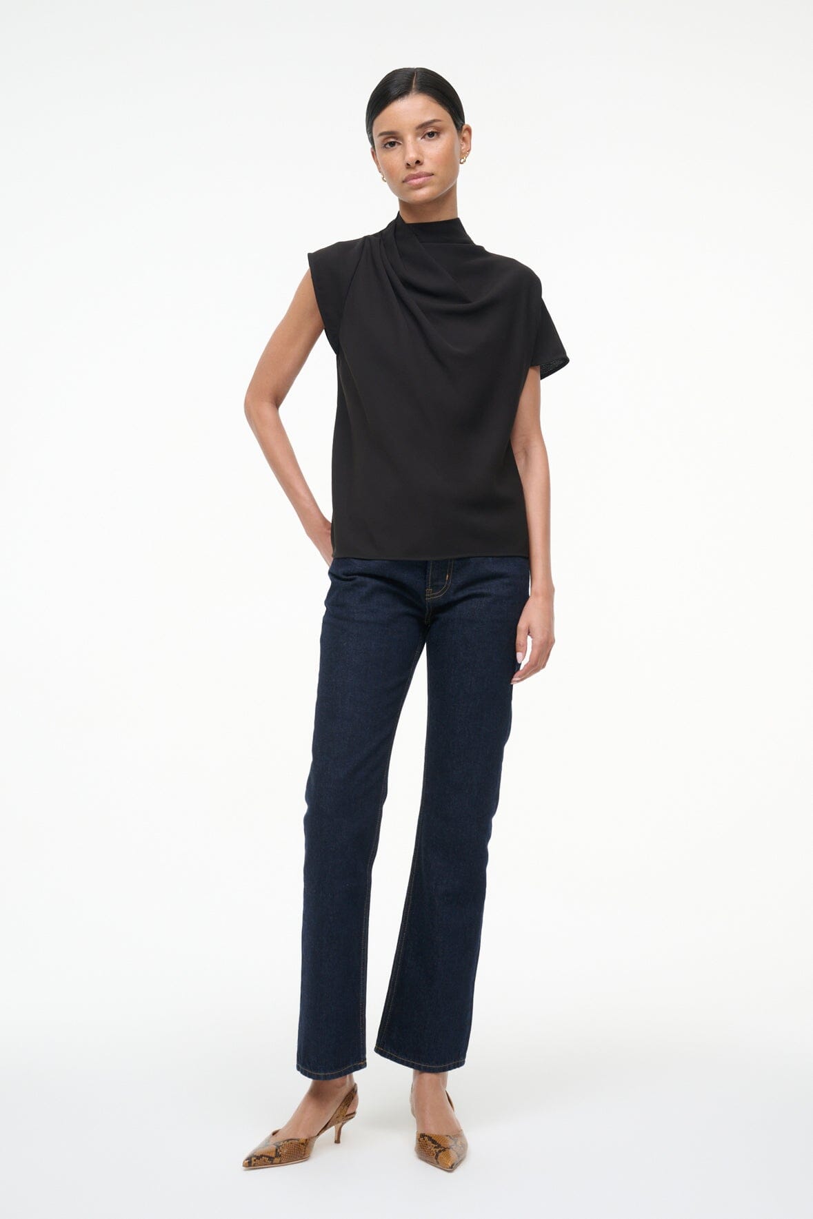 DAVINA TOP | BLACK