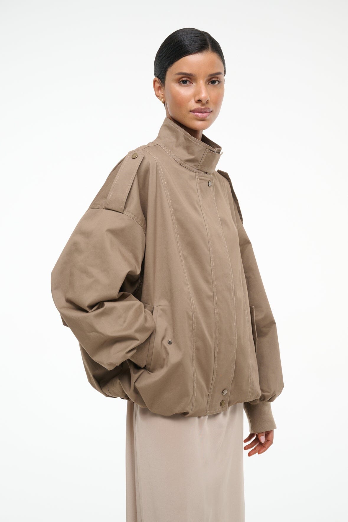 SIMONE JACKET | TAUPE