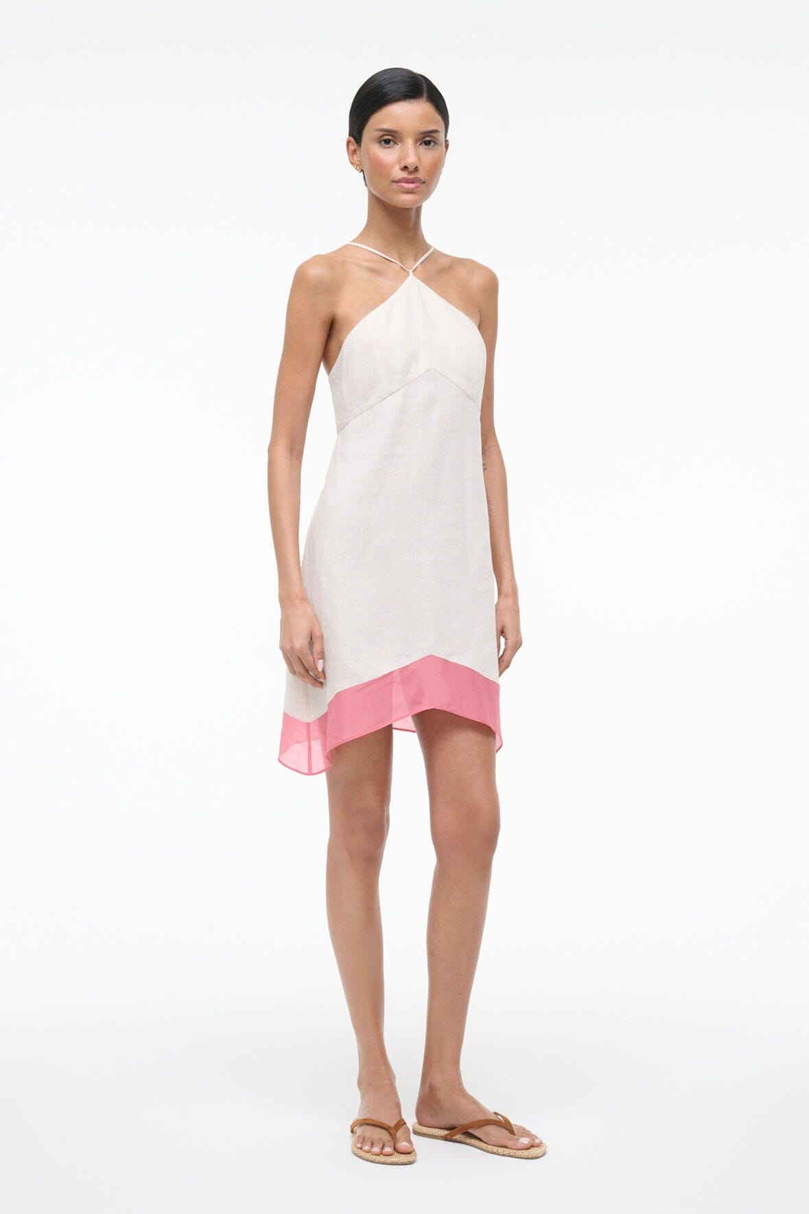 ORO LINEN DRESS | BLUSH CANYON