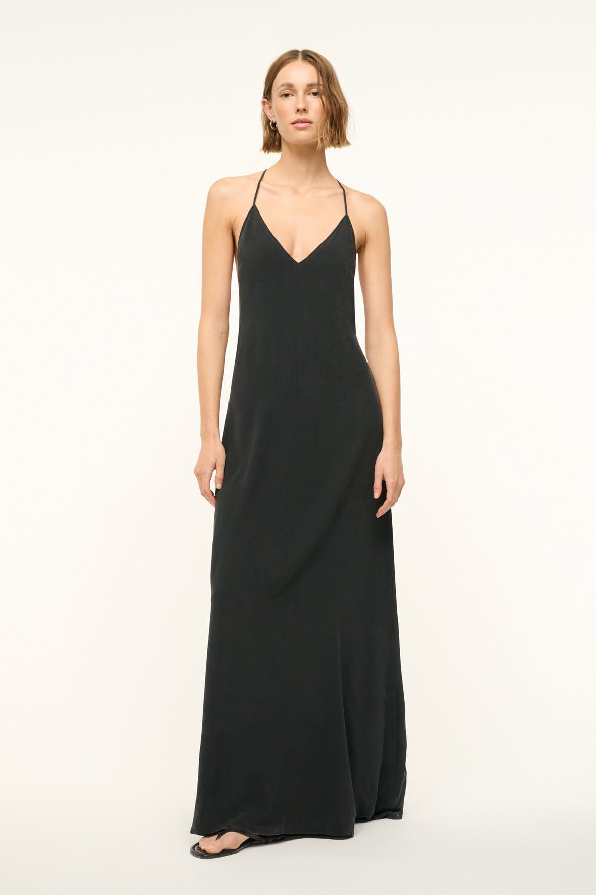 MACHU SILK DRESS | BLACK