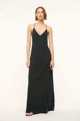 MACHU SILK DRESS | BLACK