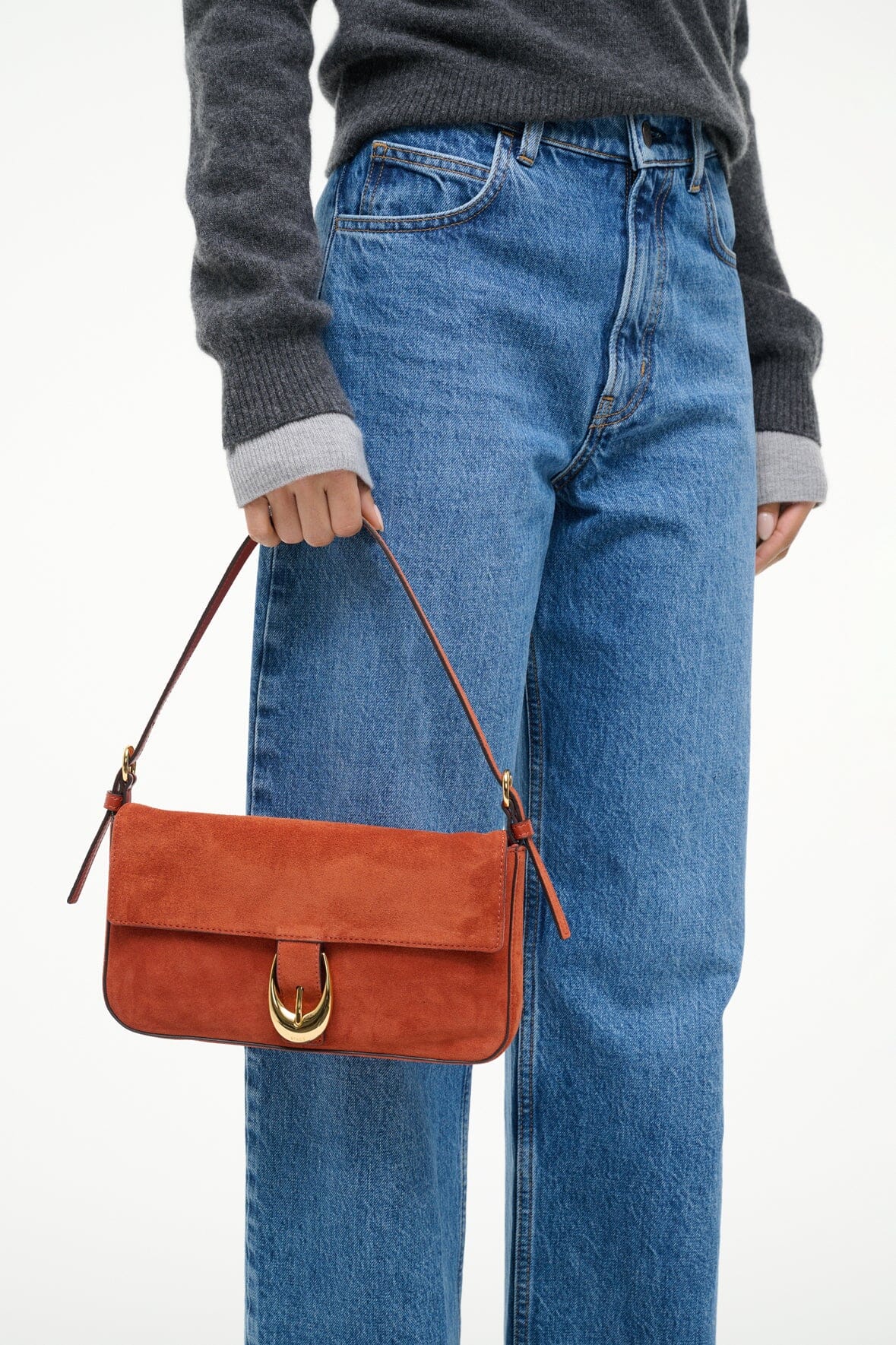 HARLOW BAG | AUBURN SUEDE