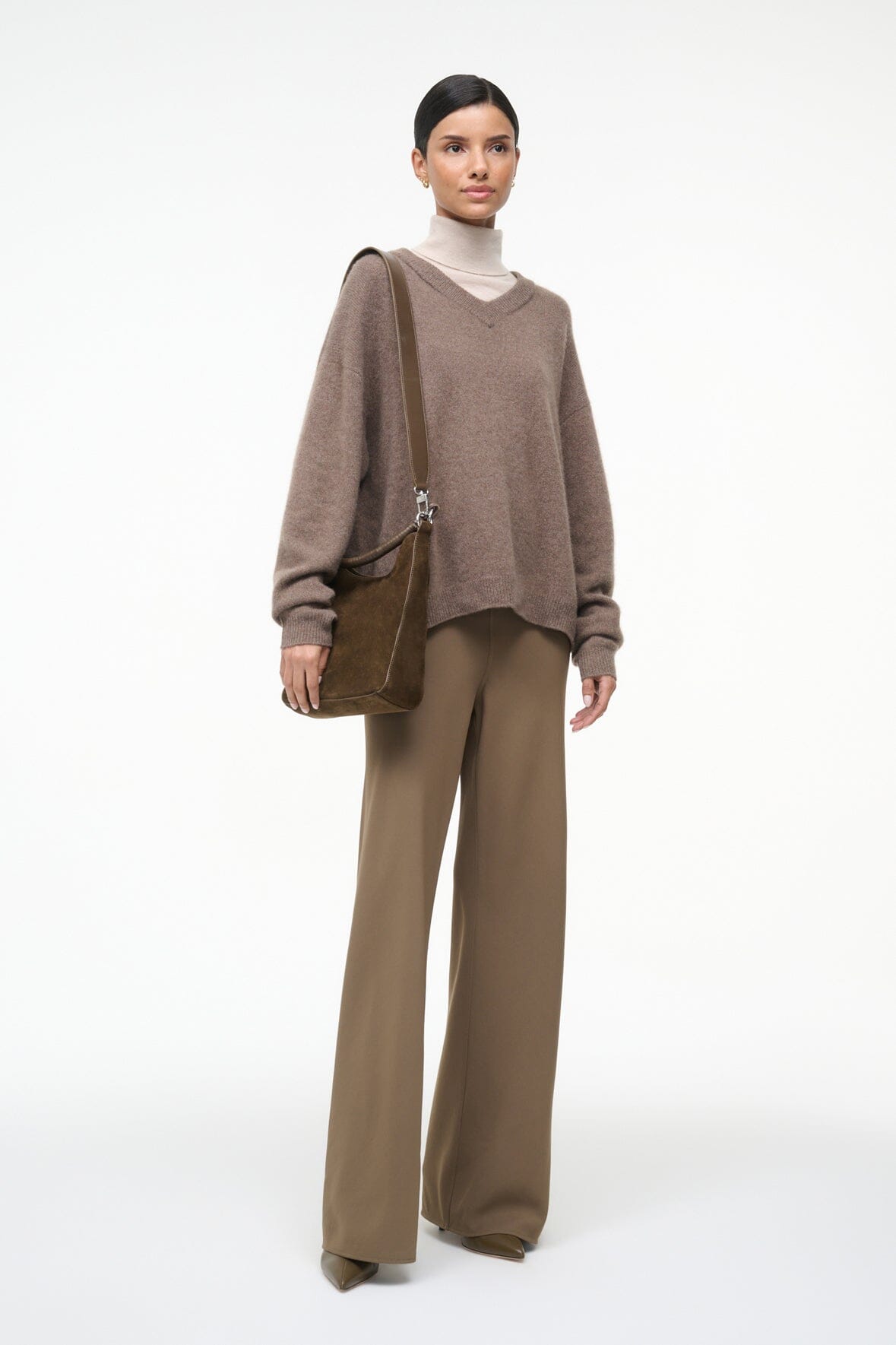 MEL SHOULDER BAG | TRUFFLE SUEDE