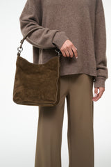 MEL SHOULDER BAG | TRUFFLE SUEDE