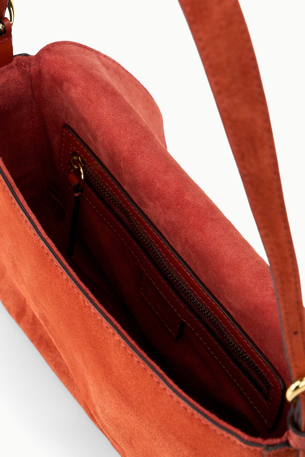 HARLOW BAG | AUBURN SUEDE