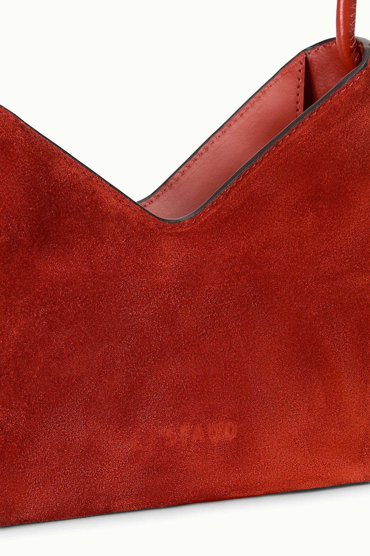 VALERIE SHOULDER BAG | AUBURN SUEDE