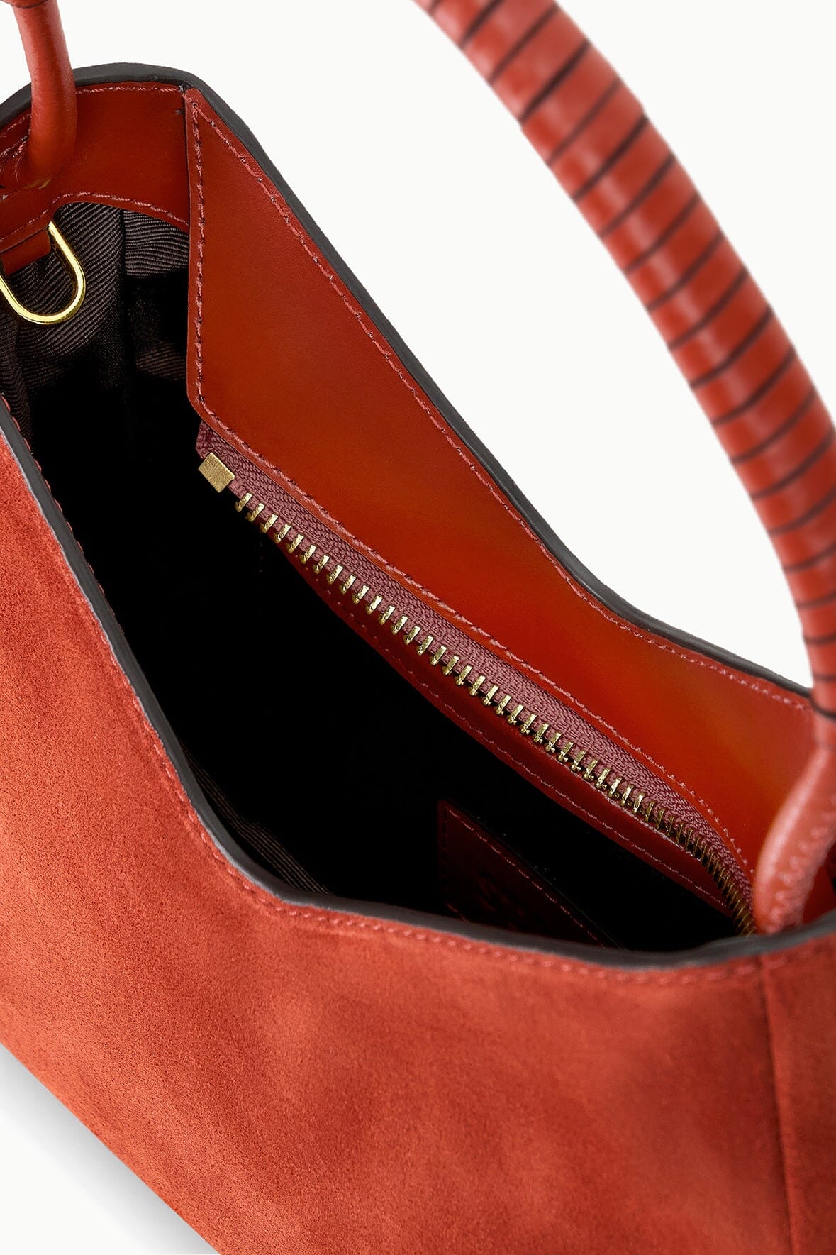 VALERIE SHOULDER BAG | AUBURN SUEDE